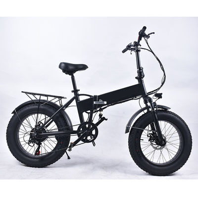 bici plegable eléctrica 6gears no contaminante del neumático gordo de los 40km con la silla de montar de la PU