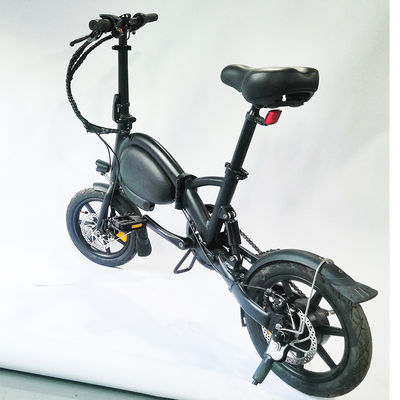 Batería oval que dobla a Mini Pocket Electric Bike bici eléctrica plegable híbrida de 14 pulgadas
