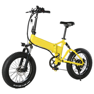 bici plegable eléctrica del neumático gordo 7speed OEM de 20 pulgadas disponible