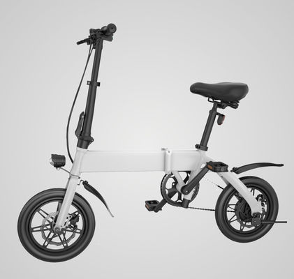 Bicicleta eléctrica de la bici de 14 Mini Foldable Aluminum Alloy Electric con la batería ocultada