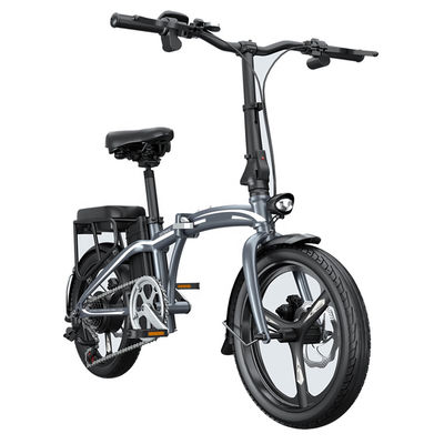 La bifurcación eléctrica 48V 250W Shimano 7 del marco de acero de la bici de 20 pulgadas apresura la bicicleta eléctrica plegable de la bici de E