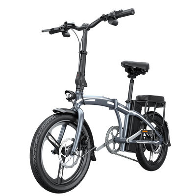 La bifurcación eléctrica 48V 250W Shimano 7 del marco de acero de la bici de 20 pulgadas apresura la bicicleta eléctrica plegable de la bici de E