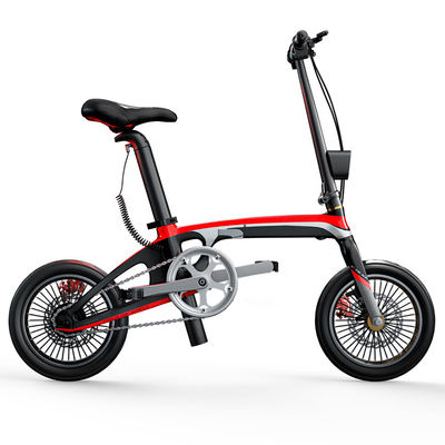 14 bici plegable eléctrica ligera, bici eléctrica del plegamiento de la fibra de carbono 220V