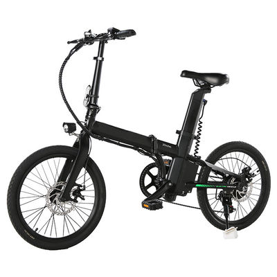 peso ligero plegable eléctrico de la bici 36V, bicis eléctricas del plegamiento 0.25kw para los adultos