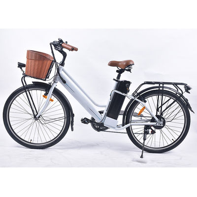bici eléctrica de las señoras ligeras 6Speed, bici eléctrica de las señoras 25km/H con la cesta