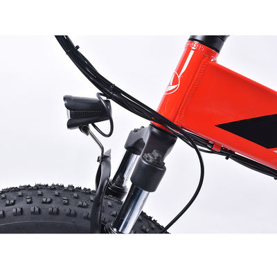 La bici eléctrica del plegamiento del neumático gordo 31MPH, 20 pulgadas 7Speed rueda las bicis eléctricas
