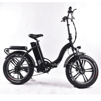 Bici eléctrica 6Speed Derailleur 30KMH del plegamiento gordo del neumático del ODM
