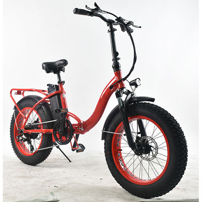 La bici plegable eléctrica del neumático gordo 30KG con la batería de litio 8A Shimano adaptó