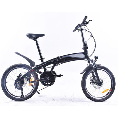 Bici plegable eléctrica ultra ligera 0.25KW de 20 pulgadas con el mediados de motor impulsor de Bafang