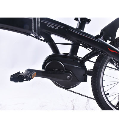 Bici plegable eléctrica ultra ligera 0.25KW de 20 pulgadas con el mediados de motor impulsor de Bafang