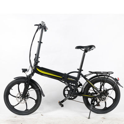 Bici eléctrica plegable de la luz 20MPH, 10.4Ah bici plegable eléctrica de 20 pulgadas