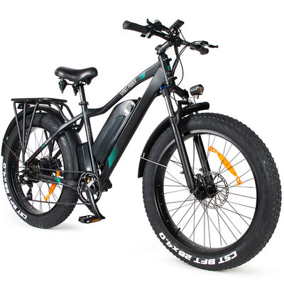 Bici de montaña eléctrica del neumático gordo del ODM, bicicleta plegable eléctrica de la montaña de Shimano