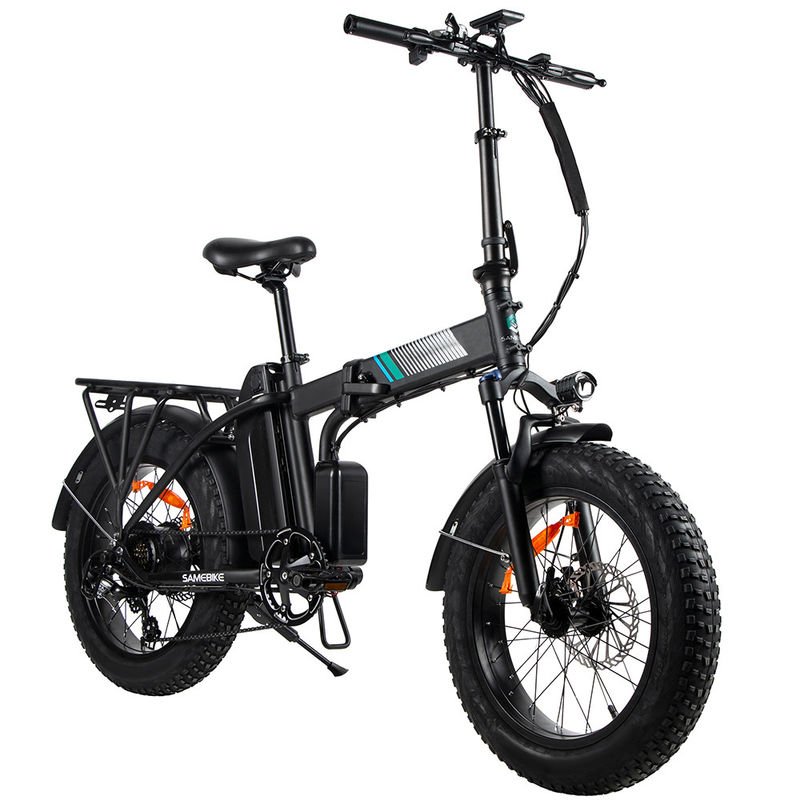 Bici eléctrica del plegamiento del neumático gordo 0.5KW, neumático gordo Ebike del plegamiento de la carga segura 180kg